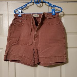 Rust colored G.H. Bass women's shorts